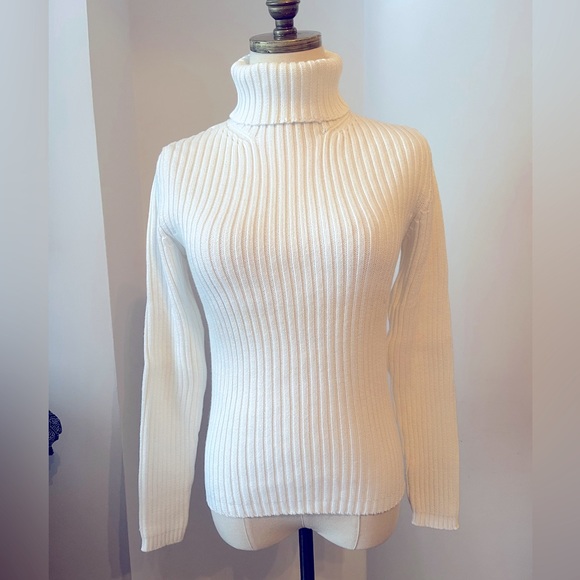 Gap Cotton ribbed turtleneck M - Picture 2 of 5